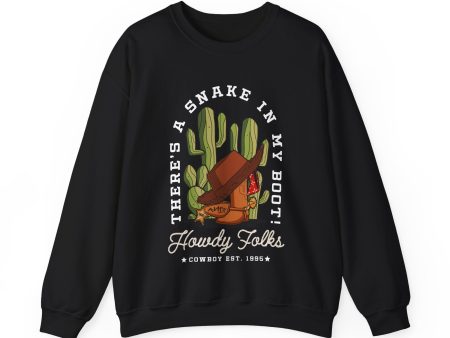 Howdy Folks - Adult Crewneck Sweatshirt For Discount