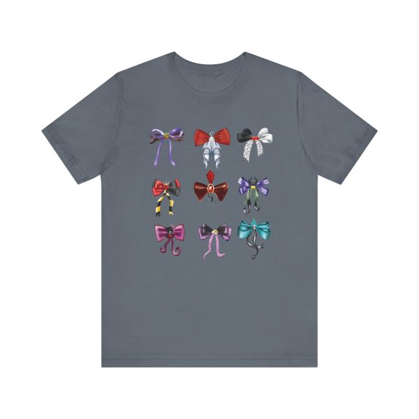 Bad to the Bow - Villains Bows - Adult T Shirt Supply