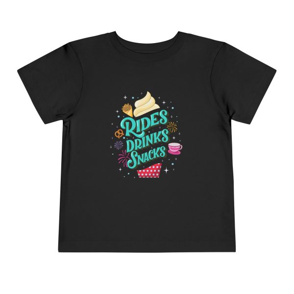 Rides, Drinks, Snacks - Toddler T-shirt Hot on Sale