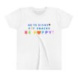 Go to Disney, Eat Snacks, Be Happy - Youth Short Sleeve Tee Shirt Fashion