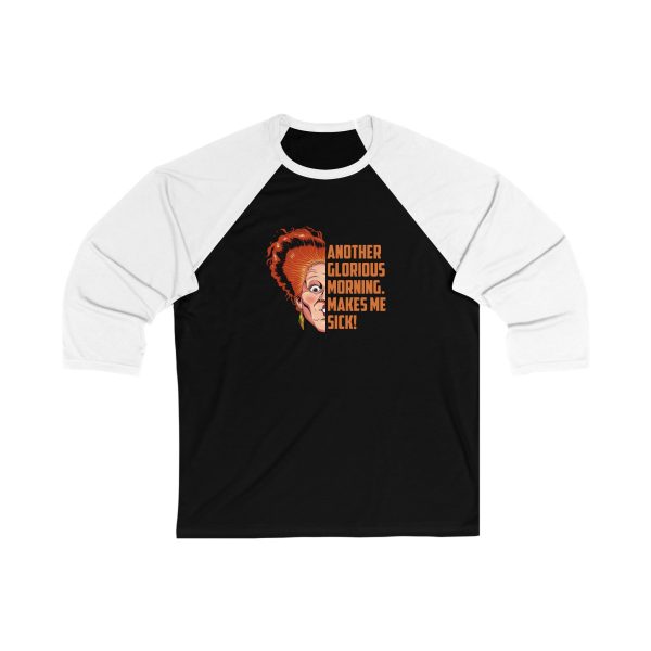 Another Glorious Morning Hocus Pocus Winifred - Unisex 3\4 Sleeve Baseball Tee For Discount