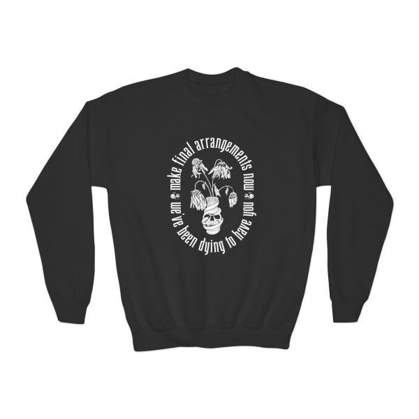 We ve Been Dying to Have You - Haunted Mansion - Youth Crewneck Sweatshirt Fashion