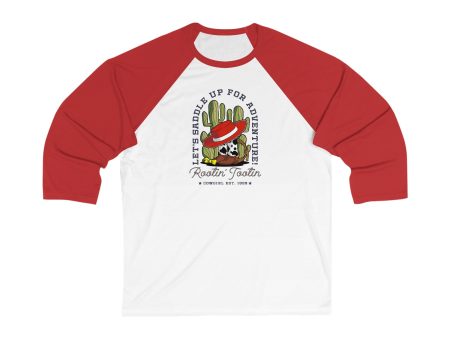 Rootin Tootin - Unisex 3\4 Sleeve Baseball Tee Sale