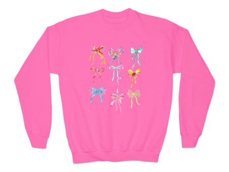 Bibbidi Bobbidi Bow - Princess Bows - Youth Crewneck Sweatshirt Discount