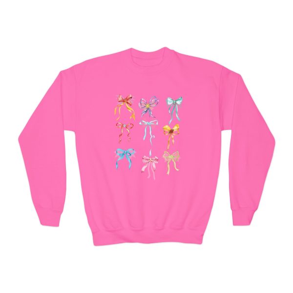 Bibbidi Bobbidi Bow - Princess Bows - Youth Crewneck Sweatshirt Discount