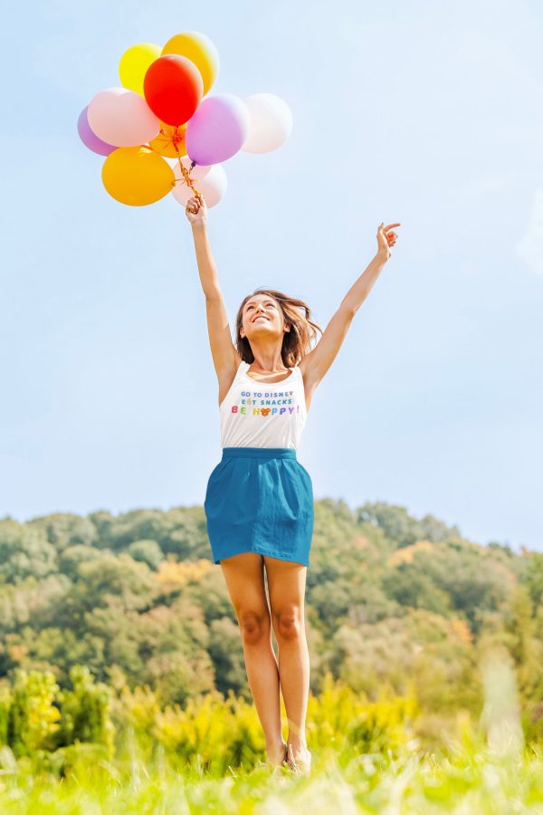 Go to Disney, Eat Snacks, Be Happy - Unisex Tank Top Online now