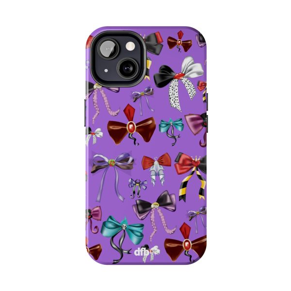 Bad to the Bow - Villains Bows - Apple Phone Case on Sale