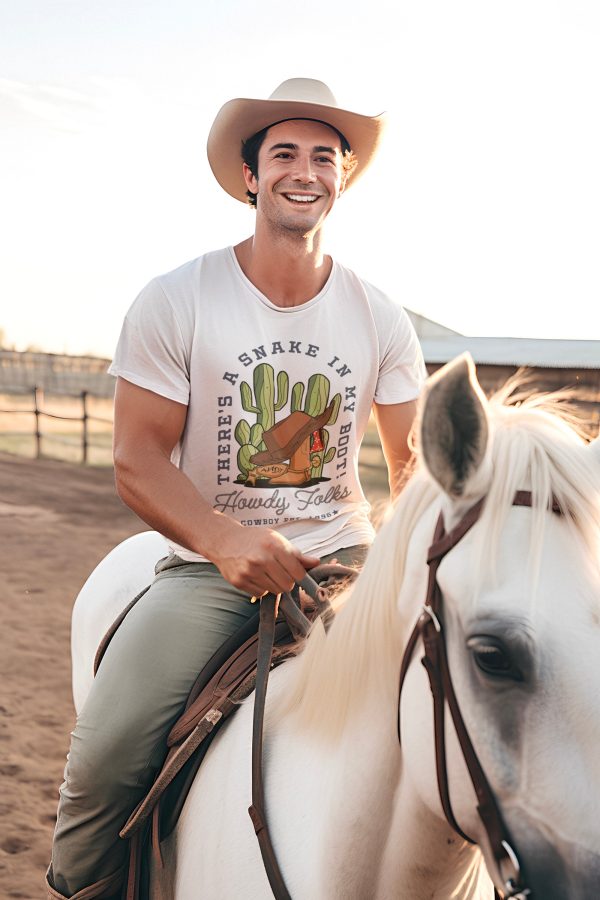 Rootin Tootin - Short Sleeve V-Neck Tee Discount