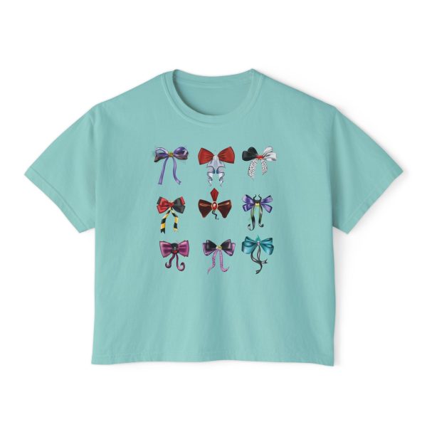 Bad to the Bow - Villains Bows - Women s Boxy Tee Fashion