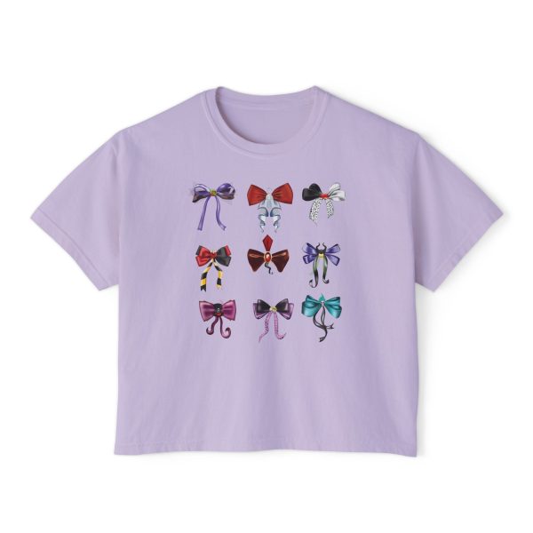 Bad to the Bow - Villains Bows - Women s Boxy Tee Fashion