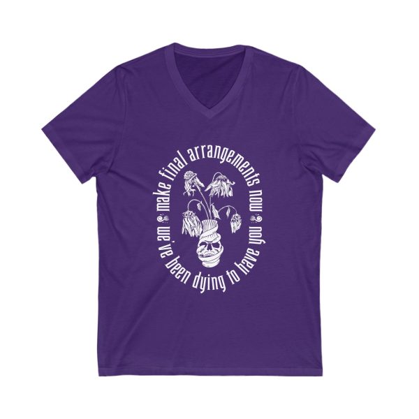 We ve Been Dying to Have You - Haunted Mansion - Short Sleeve V-Neck Tee Discount