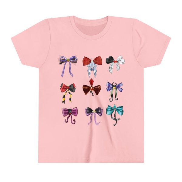 Bad to the Bow - Villains Bows - Youth Short Sleeve Tee Shirt Fashion