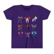 Bad to the Bow - Villains Bows - Youth Short Sleeve Tee Shirt Fashion