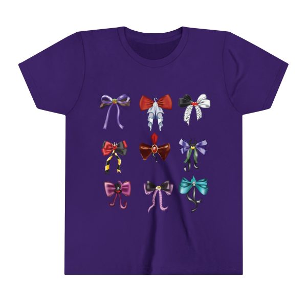 Bad to the Bow - Villains Bows - Youth Short Sleeve Tee Shirt Fashion