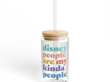 Disney People Are My Kinda People - Sipper Glass, 16oz Discount