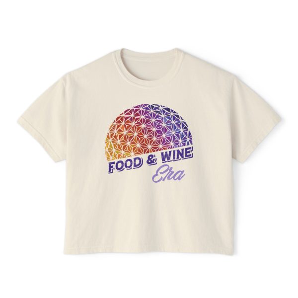 Food & Wine Era - Women s Boxy Tee on Sale