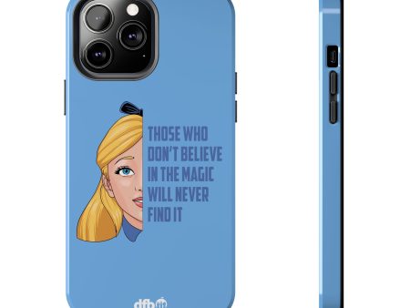 Alice in Wonderland Quote - Those Who Don t Believe in the Magic Will Never Find It Apple Phone Case Online Hot Sale