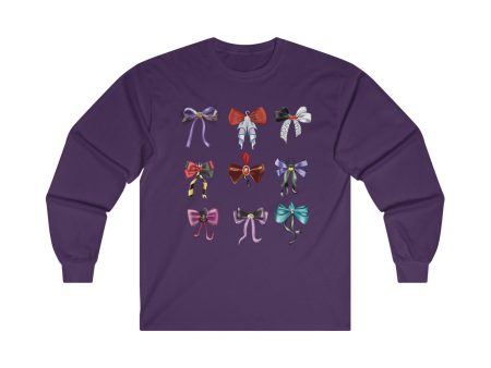 Bad to the Bow -Villains Bows - Long Sleeve Tee For Discount