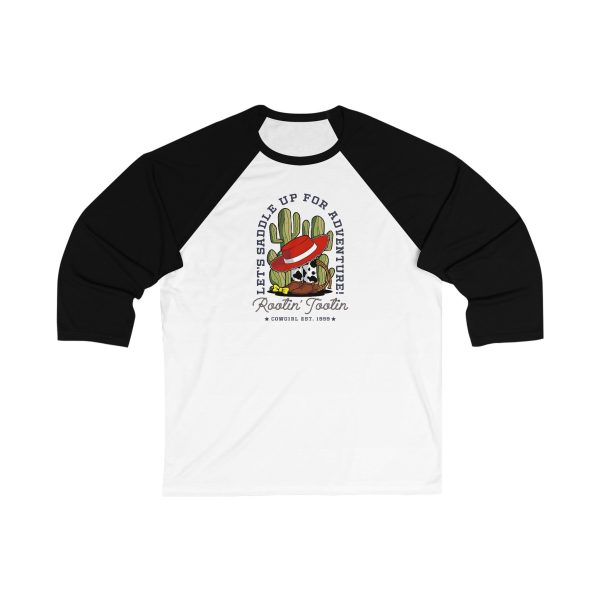 Rootin Tootin - Unisex 3\4 Sleeve Baseball Tee Sale