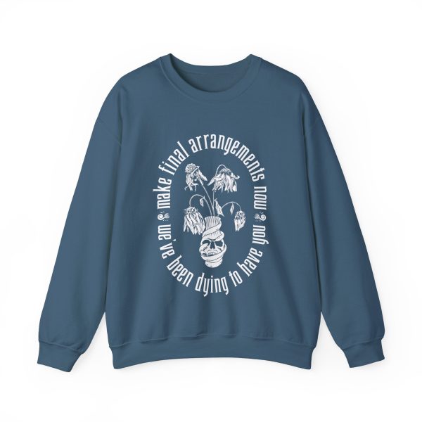 We ve Been Dying to Have You - Haunted Mansion - Adult Crewneck Sweatshirt Hot on Sale