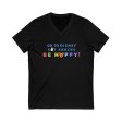 Go To Disney, Eat Snacks, Be Happy - Short Sleeve V-Neck Tee Cheap