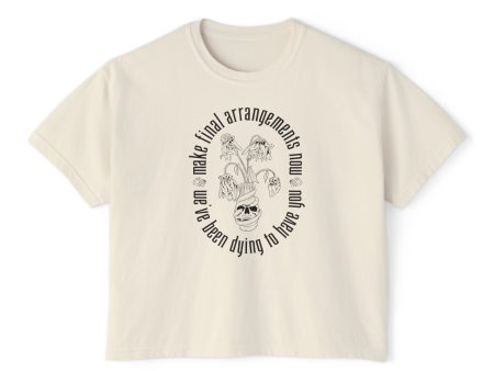 We ve Been Dying to Have You- Haunted Mansion - Women s Boxy Tee Online Hot Sale