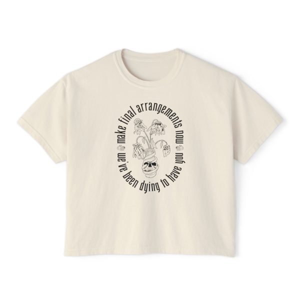 We ve Been Dying to Have You- Haunted Mansion - Women s Boxy Tee Online Hot Sale