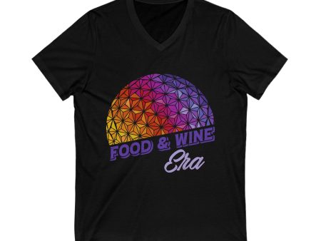 Food & Wine Era - Short Sleeve V-Neck Tee Online Hot Sale