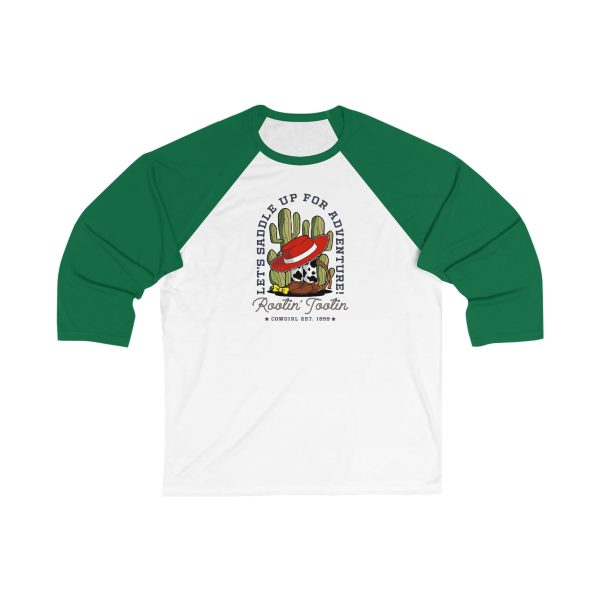 Rootin Tootin - Unisex 3\4 Sleeve Baseball Tee Sale