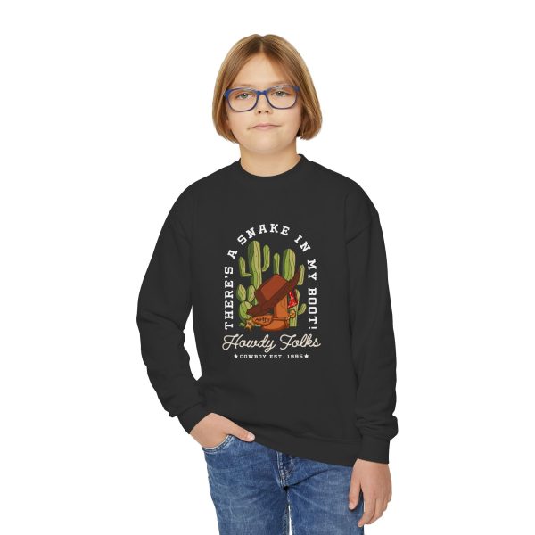 Howdy Folks - Youth Crewneck Sweatshirt on Sale