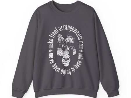 We ve Been Dying to Have You - Haunted Mansion - Adult Crewneck Sweatshirt Hot on Sale