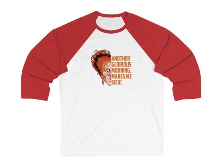 Another Glorious Morning Hocus Pocus Winifred - Unisex 3\4 Sleeve Baseball Tee For Discount