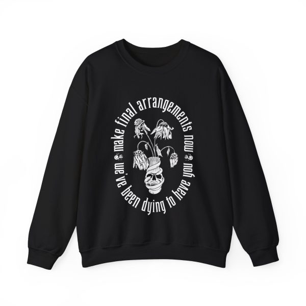 We ve Been Dying to Have You - Haunted Mansion - Adult Crewneck Sweatshirt Hot on Sale