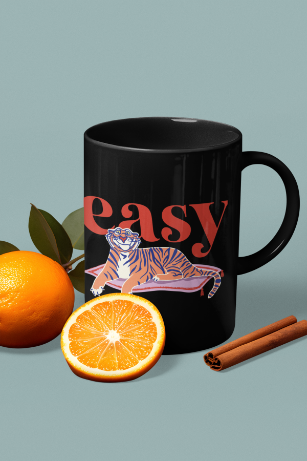 Easy Tiger - Rajah - Black Mug Fashion