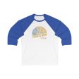 Food & Wine Vibes EPCOT Blue - Unisex 3\4 Sleeve Baseball Tee Sale