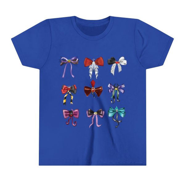 Bad to the Bow - Villains Bows - Youth Short Sleeve Tee Shirt Fashion