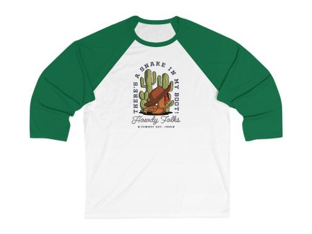 Howdy Folks - Unisex 3\4 Sleeve Baseball Tee Fashion