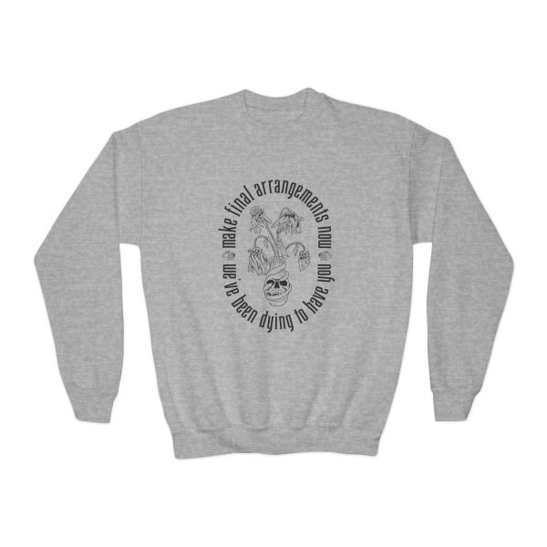 We ve Been Dying to Have You - Haunted Mansion - Youth Crewneck Sweatshirt Fashion