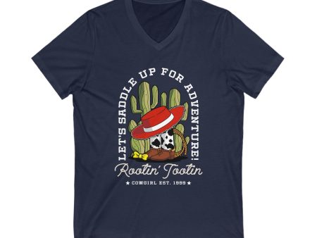 Rootin Tootin - Short Sleeve V-Neck Tee Discount