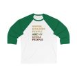 Disney People Are My Kinda People - Unisex 3\4 Sleeve Baseball Tee For Cheap