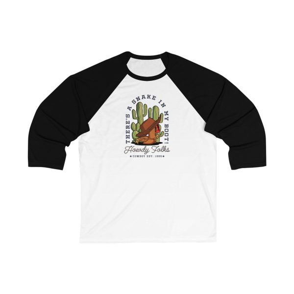 Howdy Folks - Unisex 3\4 Sleeve Baseball Tee Fashion