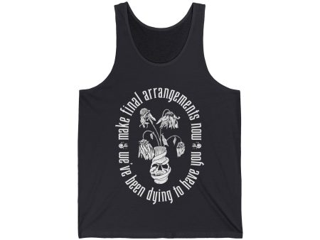 We ve Been Dying to Have You- Haunted Mansion- Adult Unisex Tank Top Online Hot Sale