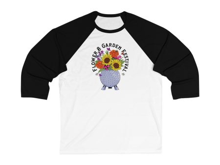 Flower and Garden Festival - Unisex 3\4 Sleeve Baseball Tee Online Hot Sale