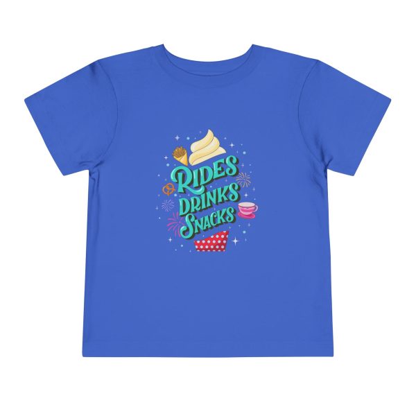 Rides, Drinks, Snacks - Toddler T-shirt Hot on Sale