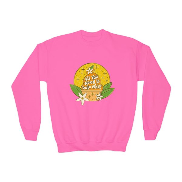 All You Need Is Dole Whip - Youth Crewneck Sweatshirt Online Hot Sale