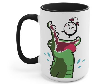 Tick Tock Croc - Accent Mugs For Sale