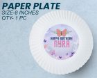 Butterfly Theme Party Cups and Plates Combo Supply