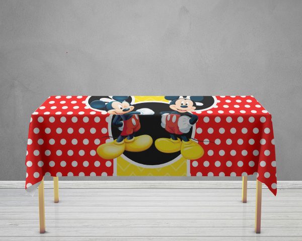 Mickey Mouse Cake Tablecover Fashion