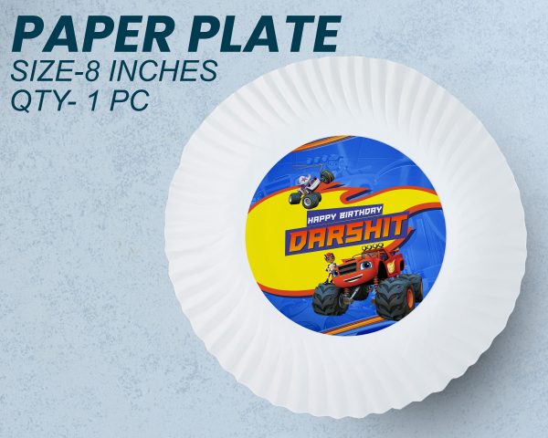 Blaze and the Monster Theme Party Cups and Plates Combo Hot on Sale