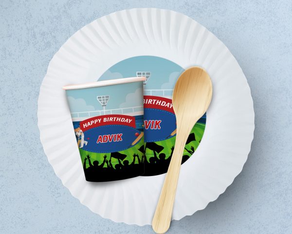 Cricket Theme Party Cups and Plates Combo Cheap